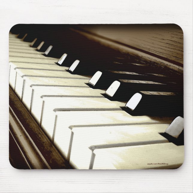 Piano Keyboard Music-lover's Designer Mousemat Mouse Pad (Front)