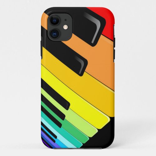 Piano Keyboard Music Party Colors iPhone 5 Case