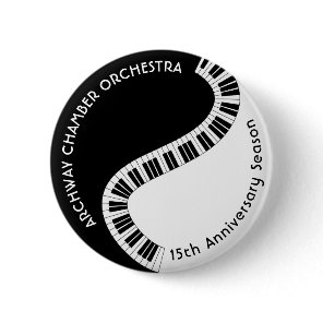 Piano Keyboard Music Teacher School Orchestra  Button