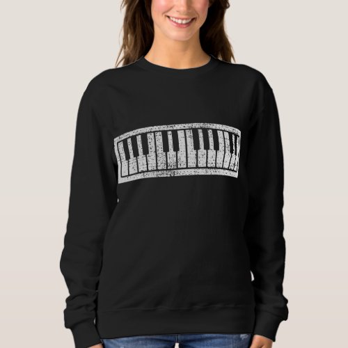 Piano Keyboard Musical Musician Pianist Gift Sweatshirt