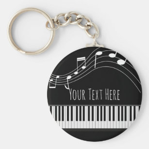 Piano Keyboard Keychain Piano Lovers Gift for Pianist Piano Teacher Keyboard Warrior Musical Instruments Key Ring 