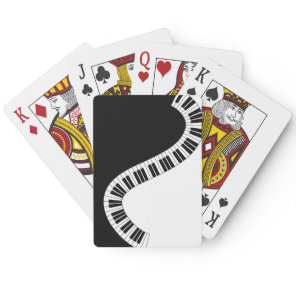 Piano Keyboard Musical Playing Cards
