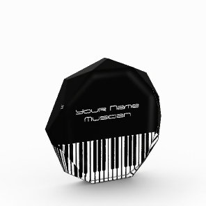 Piano Keyboard Musician Custom Award