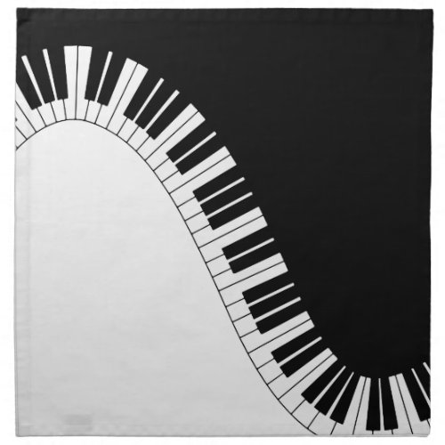 Piano Keyboard Napkin