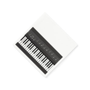 Piano Keyboard Napkins