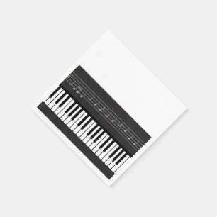 Piano Keyboard Napkins