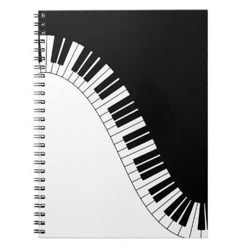 Piano Keyboard Notebook