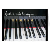 Piano keyboard notelet (Front Horizontal)