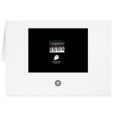 Piano keyboard notelet cards (Back Horizontal)