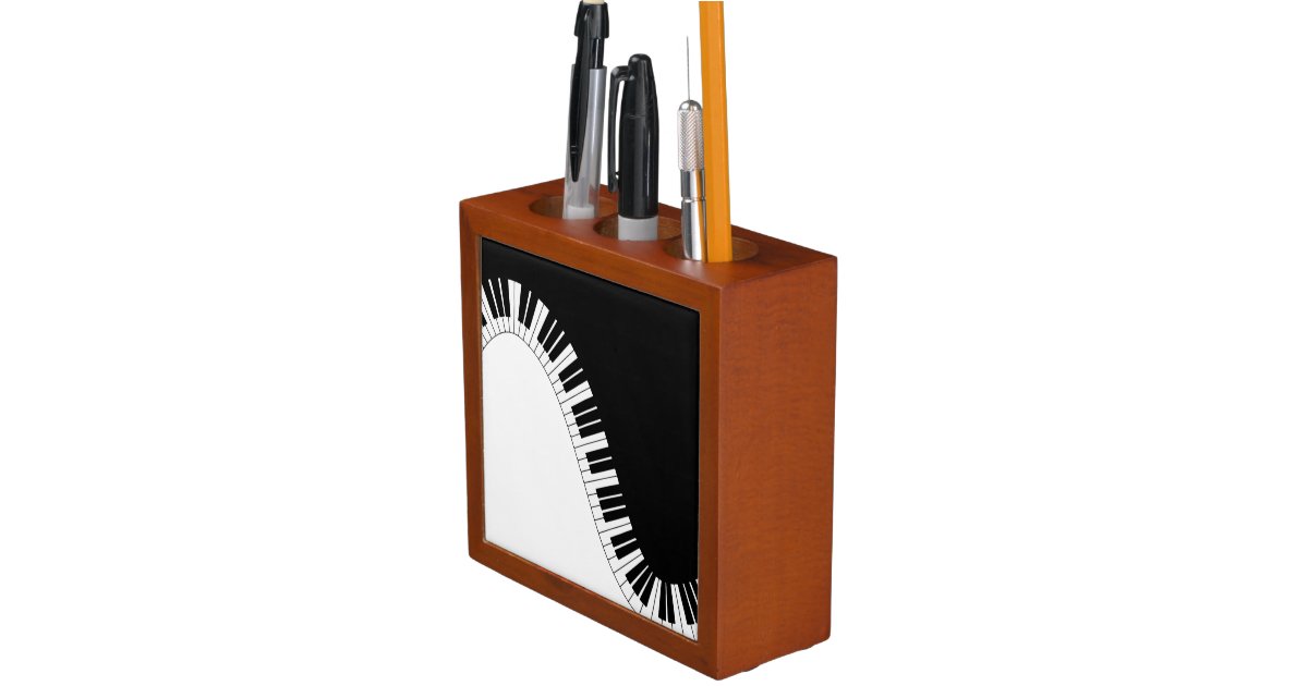 Piano Keyboard Pencil Holder Zazzle