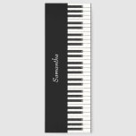 Piano Keyboard Personalized Musician's Bookmarks
