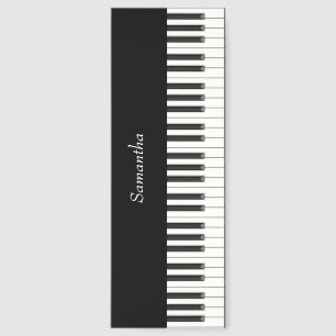 Piano Keyboard Personalized Musician's Bookmarks