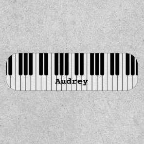 Piano Keyboard Personalized Patch