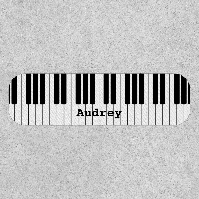 Piano Keyboard Personalized Patch (Front)