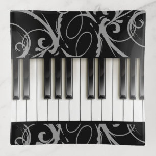 Piano Keyboard Pianist Music Instrument Teacher Trinket Tray