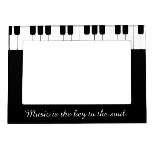 Piano Keyboard Picture Frame Customizable