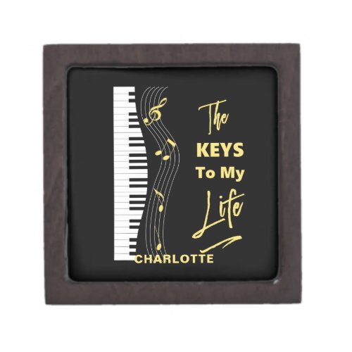 Piano Keyboard Players Fun Music Gift Box