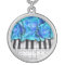 Piano Keyboard Roses