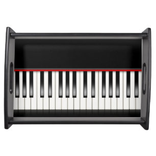 Piano Keyboard Serving Tray