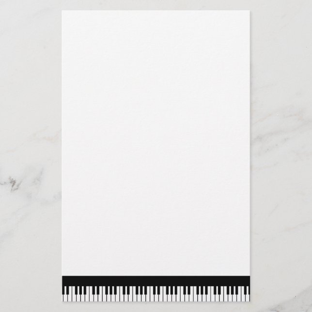 Piano Keyboard Stationery (Front)