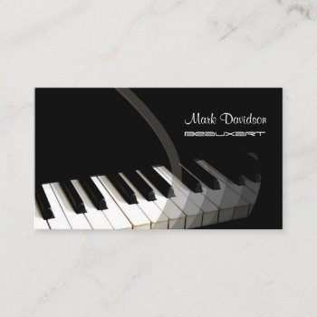 Piano Keyboard/teacher/tuner Business Cards by Create_Business_Card at Zazzle