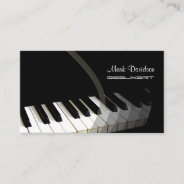 Piano Keyboard/teacher/tuner Business Cards at Zazzle