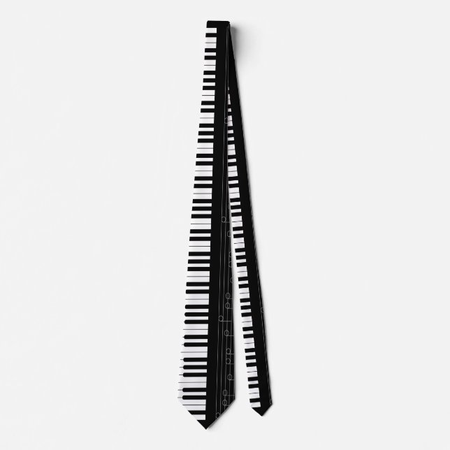 Piano keyboard tie (Front)