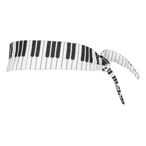 Piano Keyboard Tie Headband