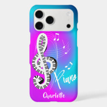 Piano Keyboard Treble Clef Music Personalized