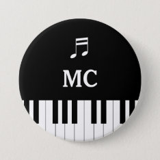 Piano Keyboard Wedding Pin Mc at Zazzle