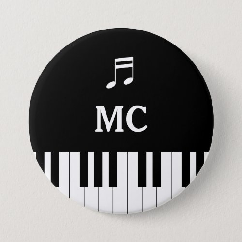Piano Keyboard Wedding Pin MC