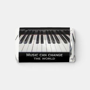 Piano Keyboard with Music Quote  Hershey's Miniatures