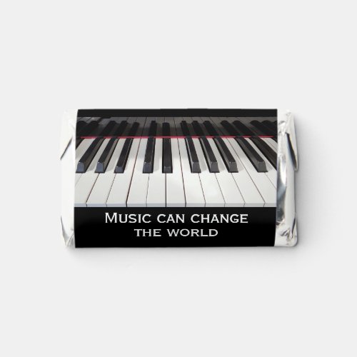 Piano Keyboard with Music Quote  Hersheys Miniatures