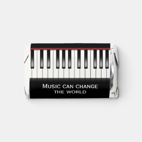 Piano Keyboard with Music Quote  Hersheys Miniatures