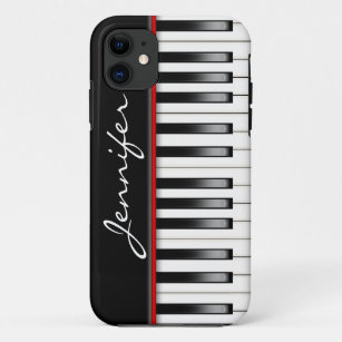 Piano Keyboard with name iPhone 11 Case