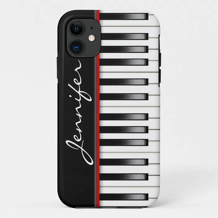 Piano Keyboard With Name Case Mate Iphone Case Zazzle Com