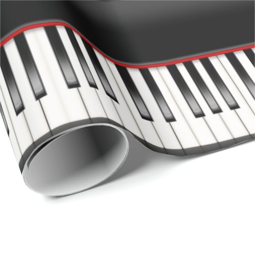 piano keyboard wrapping paper