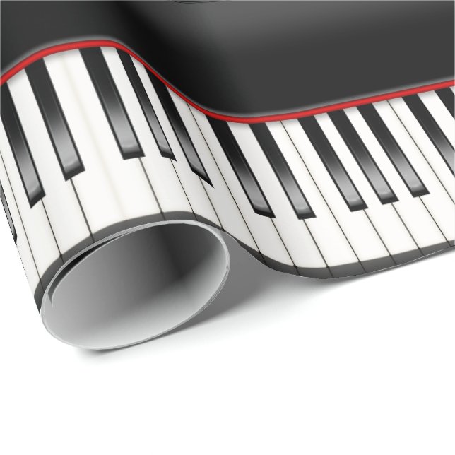 piano keyboard wrapping paper (Roll Corner)