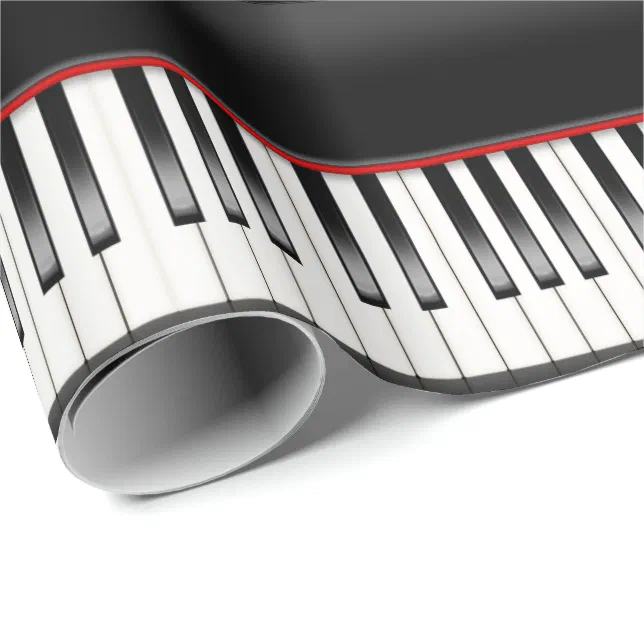 piano keyboard wrapping paper | Zazzle