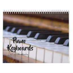 Piano Keyboards 2024 Calendar