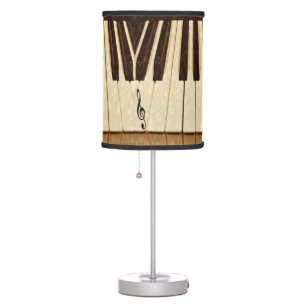 Piano Keys and Me_ Table Lamp