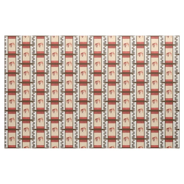 Piano keys antique piano & chair fabric (Yard)