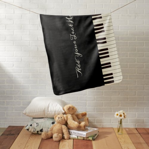 Piano Keys  Baby Blanket