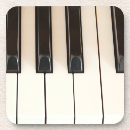 Piano Keys Beverage Coaster