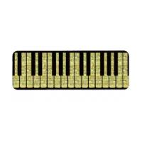 piano keys labeled