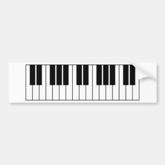 Piano Keys Bumper Sticker