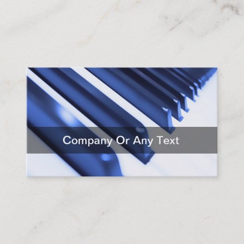 Piano Keys Business Card