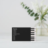 Piano Keys Business Card (Standing Front)