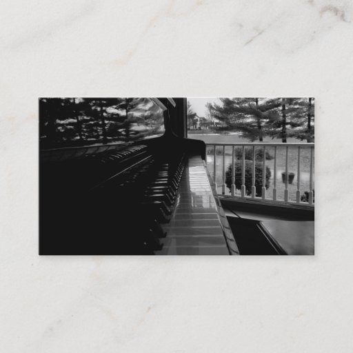 Customizable PIANO KEYS - Business Card Template