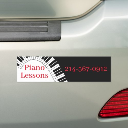 Piano Keys Business Promotion Car Magnet
